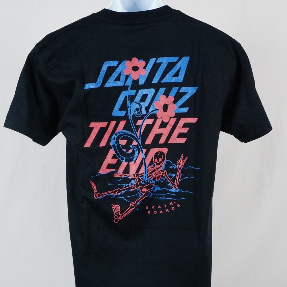 SANTA CRUZ Black Unwind Mens Medium Cotton Tee Tshirt NEW!